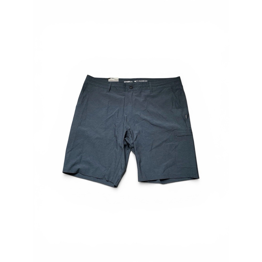 Mens 40 O'Neill Blue Crossover Quick Dry Light Weight Stretch Shorts D-Ring New‎